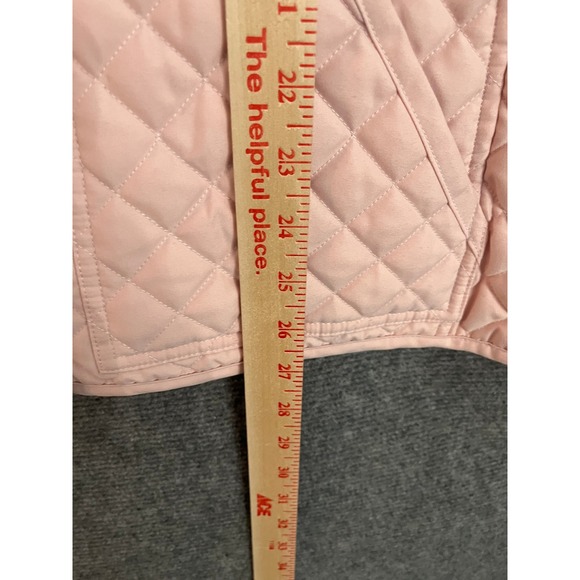 LAUREN RALPH LAUREN Quilted Snap Front Jacket Pink Women's Size 1X - Picture 9 of 11